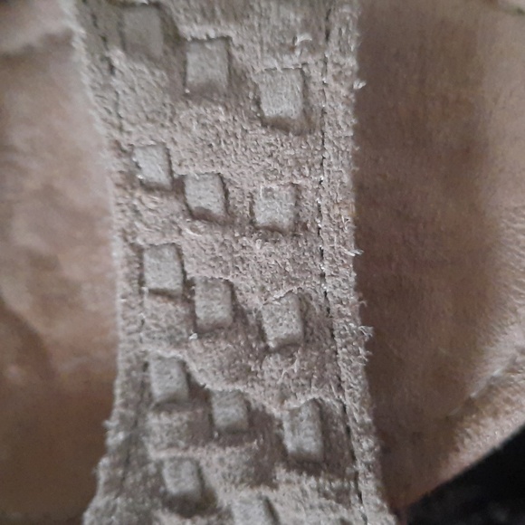 Minnetonka wedge sandals size 8 worn twice genuine leather - Picture 8 of 12